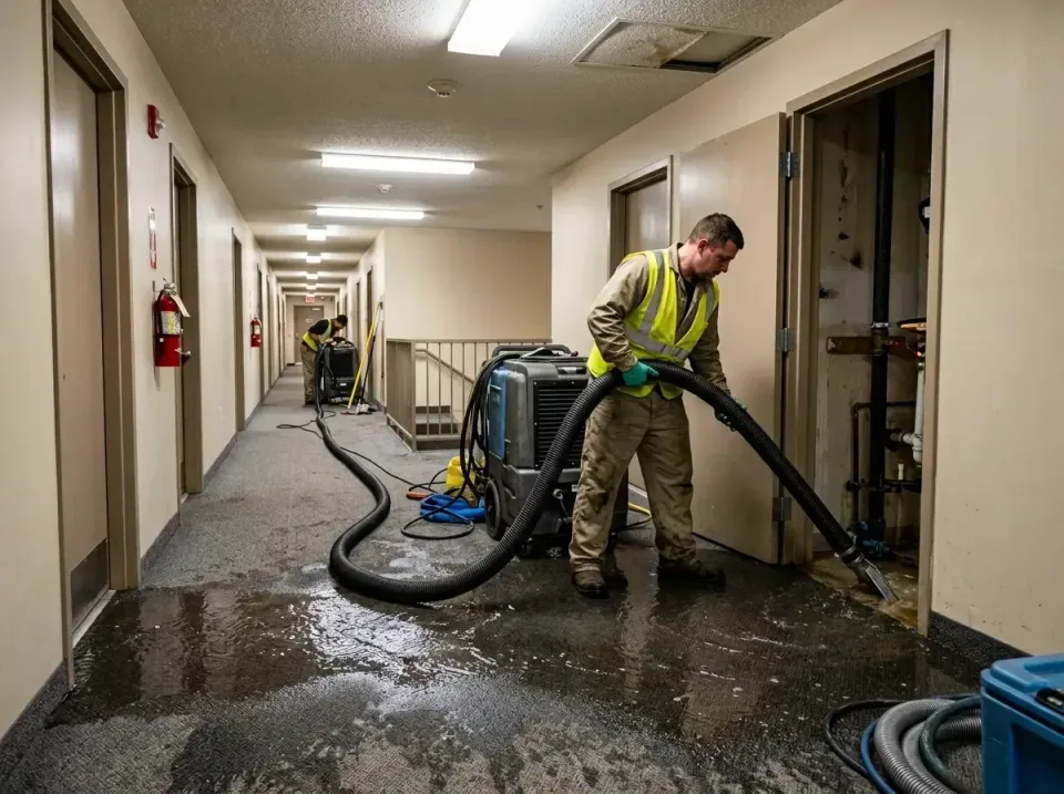 multi-unit-apartment-hallway-f-005 — frequently asked questions, Emergency Burst Pipe Water Extraction & Removal in Town 'n'…